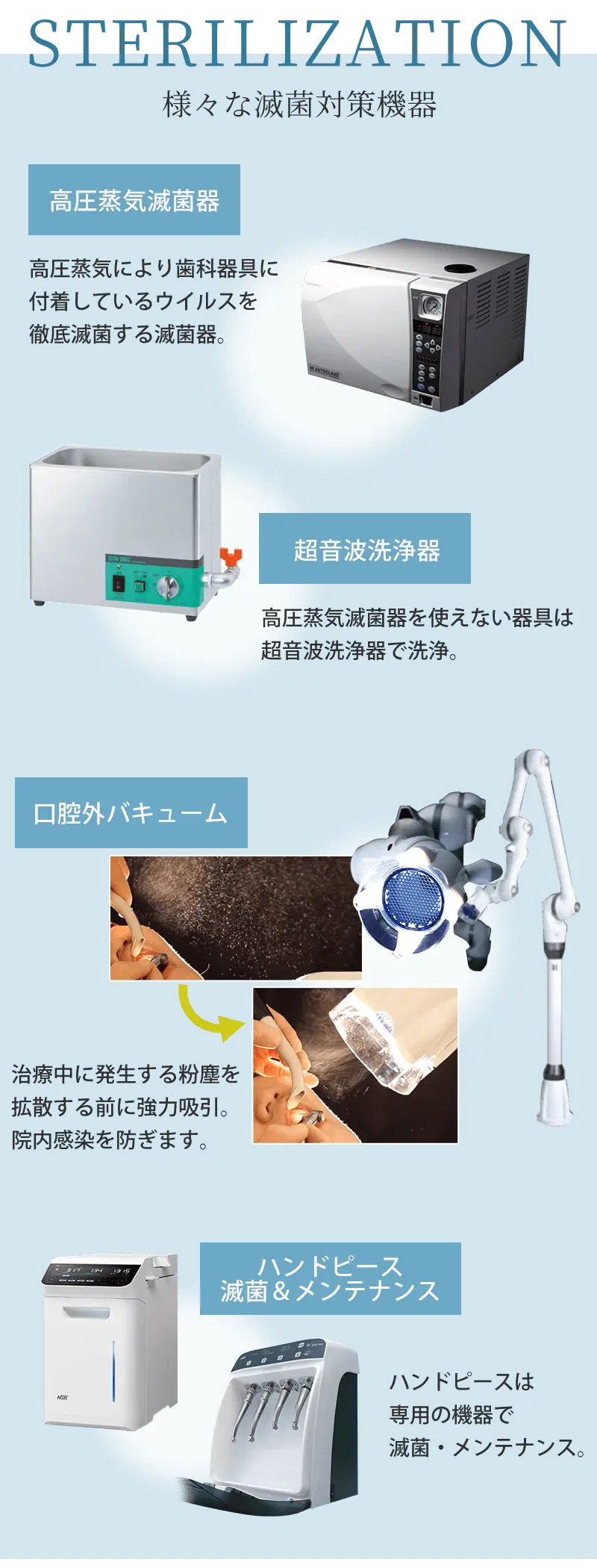 滅菌対策